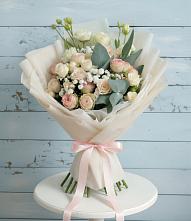 Букет цветов из:  Розы и Лизиантусы #REPLACE_PRED# Тимонино