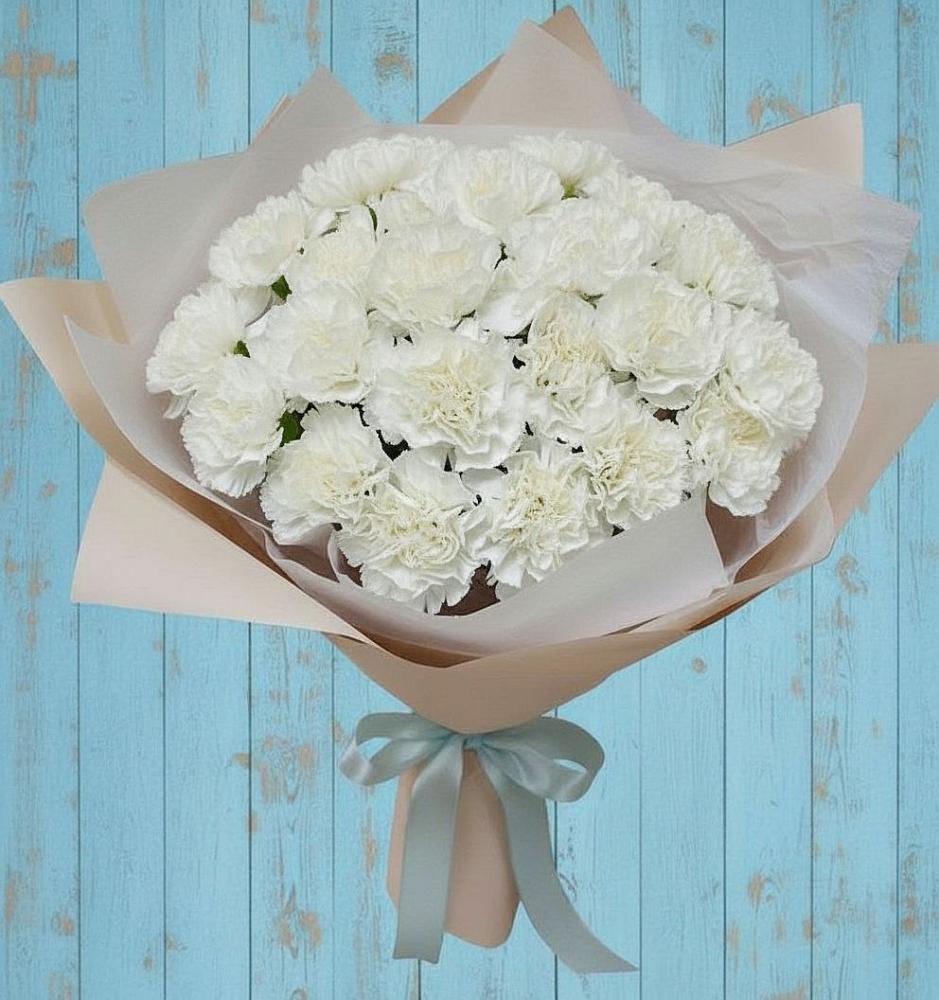 Букет цветов из: Гвоздики в Тимонино