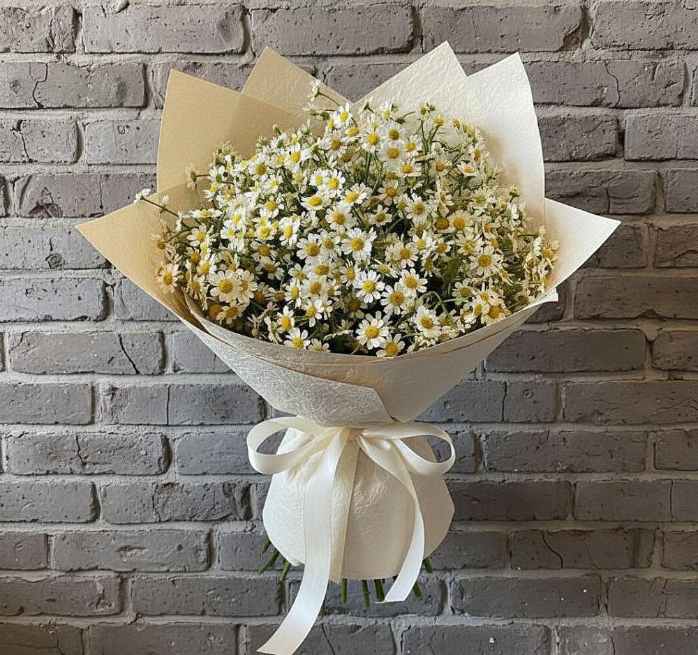 Букет цветов из: Ромашки в Тимонино