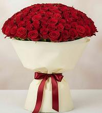Букет 101 Красная роза Милано в Тимонино