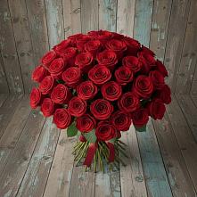 Букет 55 Красных роз Фридом #REPLACE_PRED# Тимонино