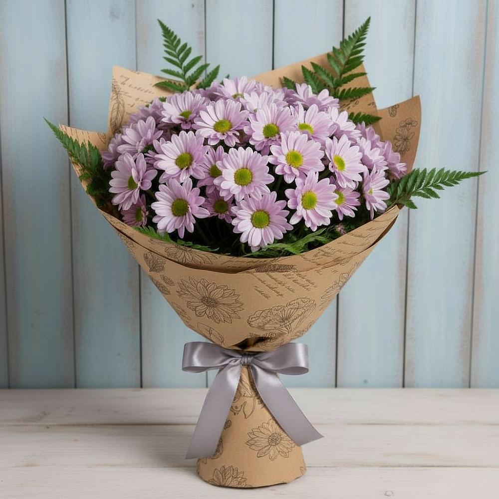 Букет цветов из: Хризантемы в Тимонино