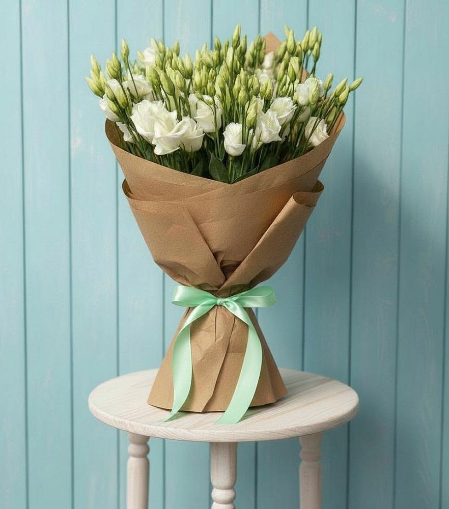 Букет цветов из: Лизиантусы в Тимонино