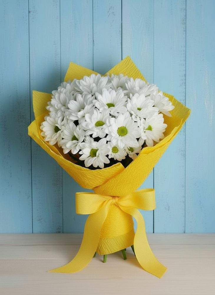 Букет цветов из: Хризантемы в Тимонино