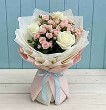 Букет цветов из:  Розы в Тимонино