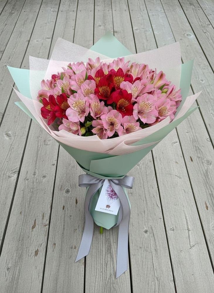 Букет цветов из: Альстромерии в Тимонино