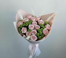 Букет цветов из:  Розы и Хризантемы в Тимонино