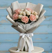 Букет цветов из:  Розы #REPLACE_PRED# Тимонино