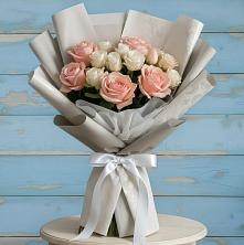 Букет цветов из:  Розы в Тимонино