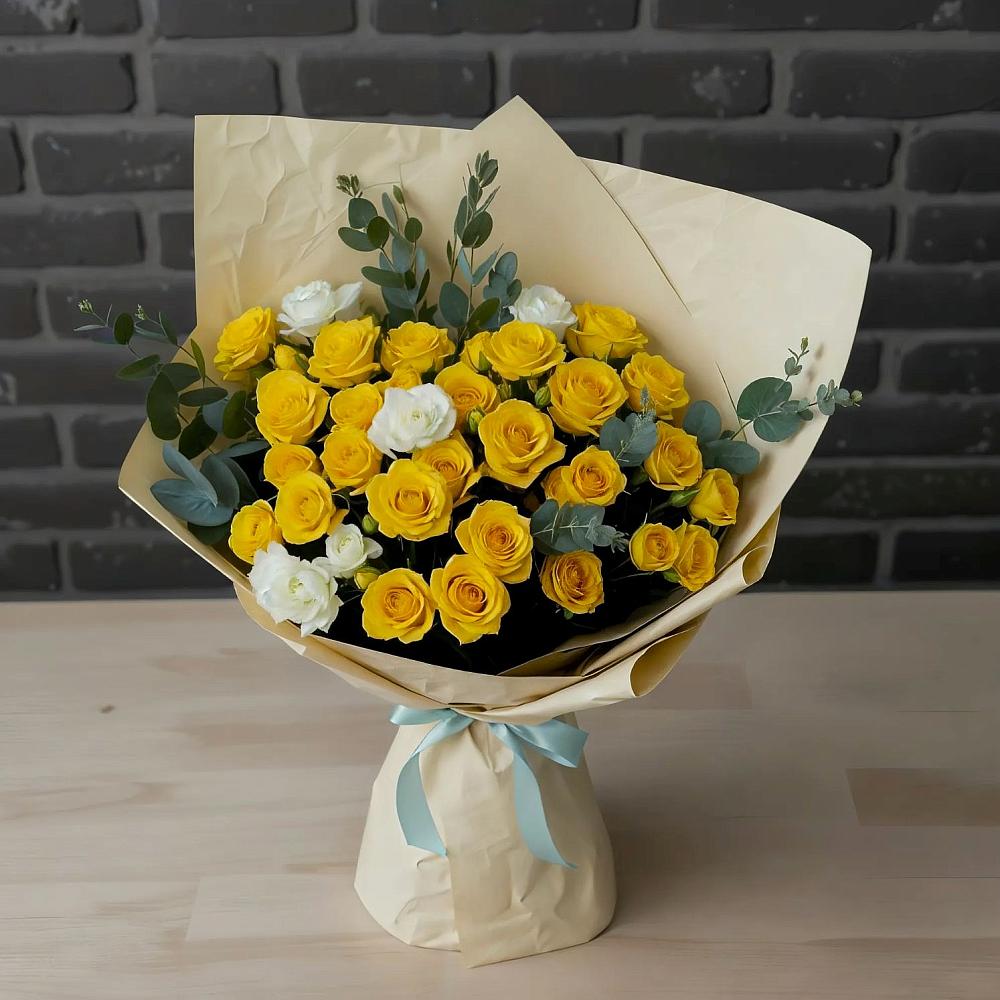 Букет цветов из: Розы в Тимонино