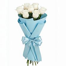 Букет 7 белых роз Проуд #REPLACE_PRED# Тимонино