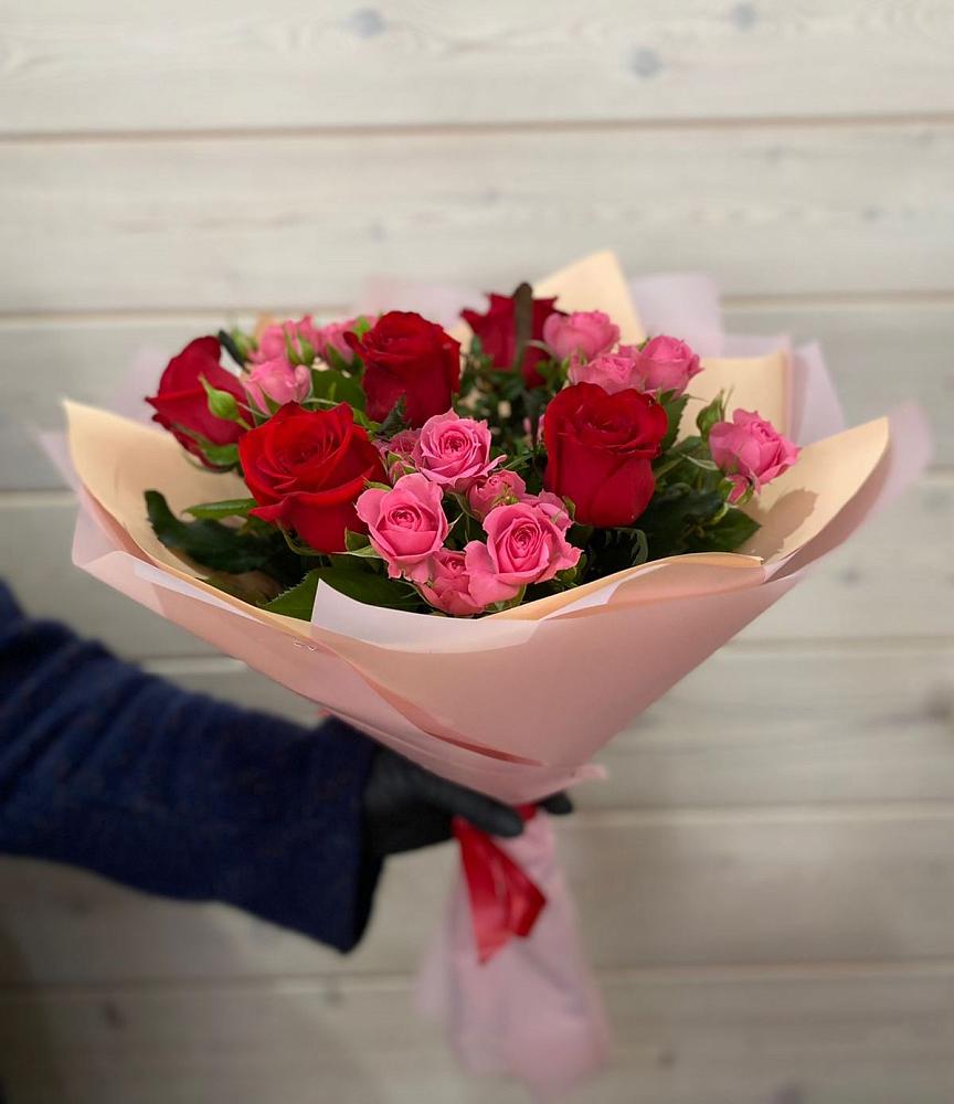 Букет цветов из: Розы в Тимонино