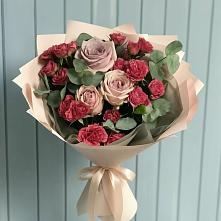 Букет цветов из:  Гвоздики и Розы #REPLACE_PRED# Тимонино