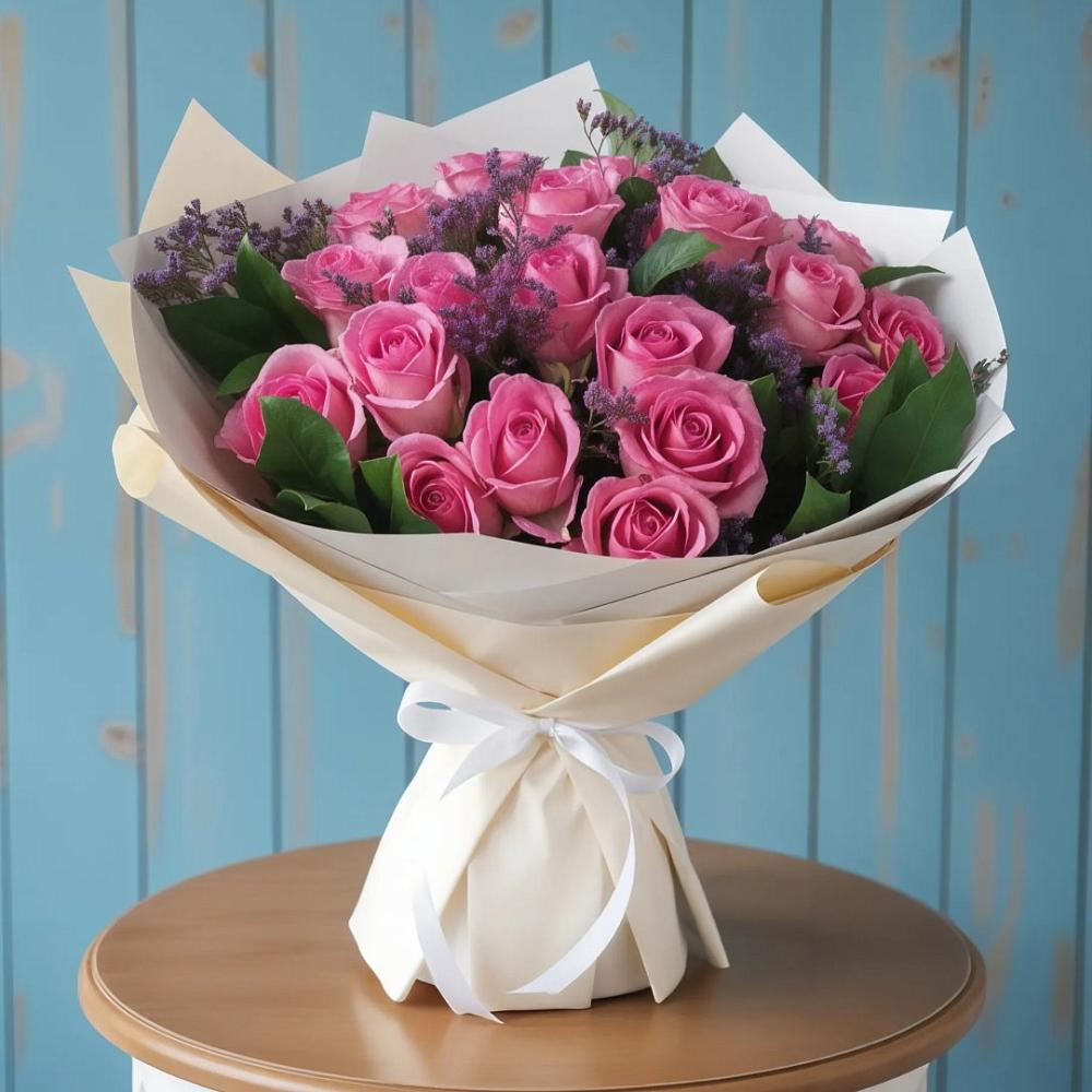 Букет цветов из: Розы в Тимонино