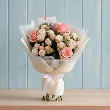 Букет цветов из:  Розы в Тимонино