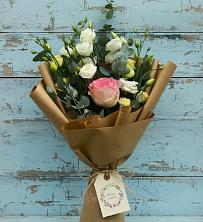Букет цветов из:  Розы и Лизиантусы в Тимонино